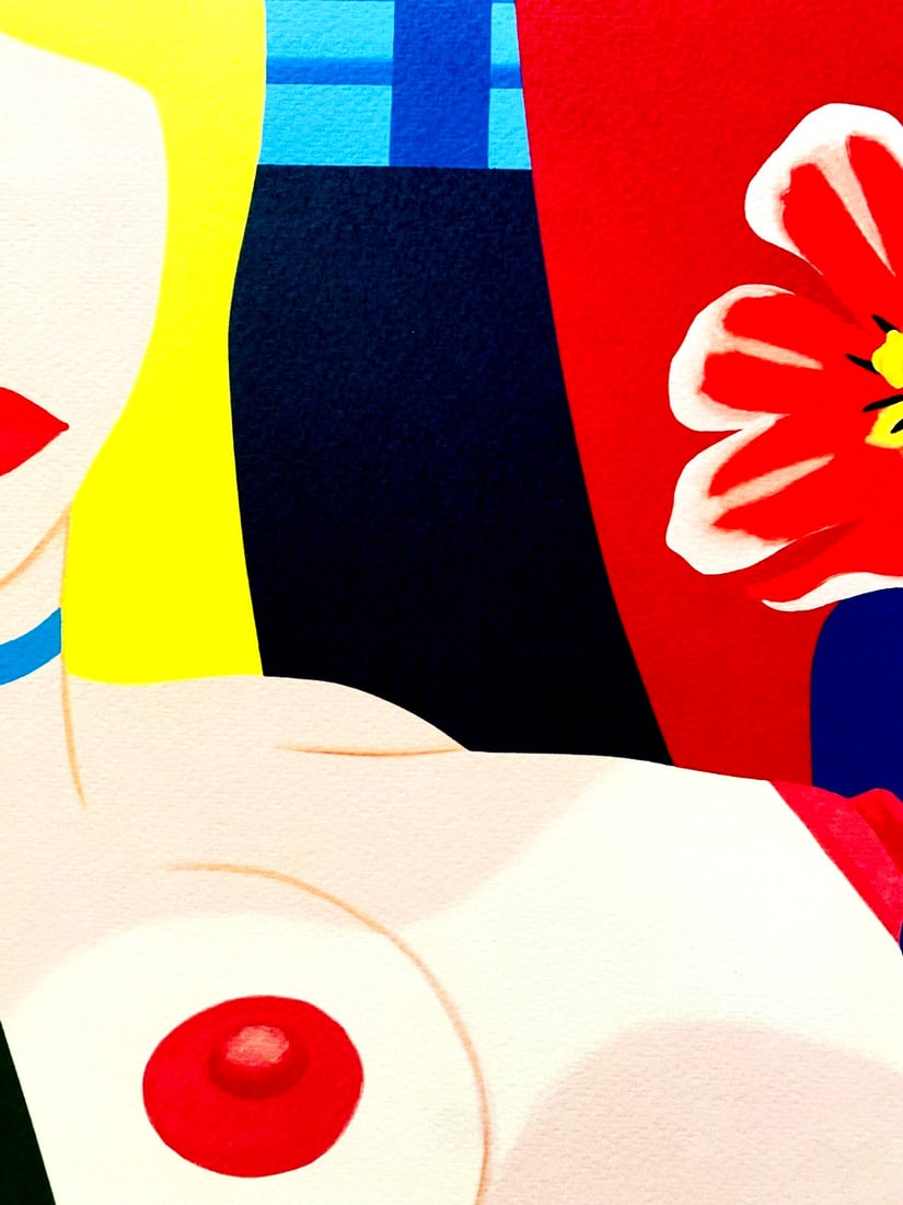 Numbered Tom Wesselmann Lithograph Handmade Op - 4