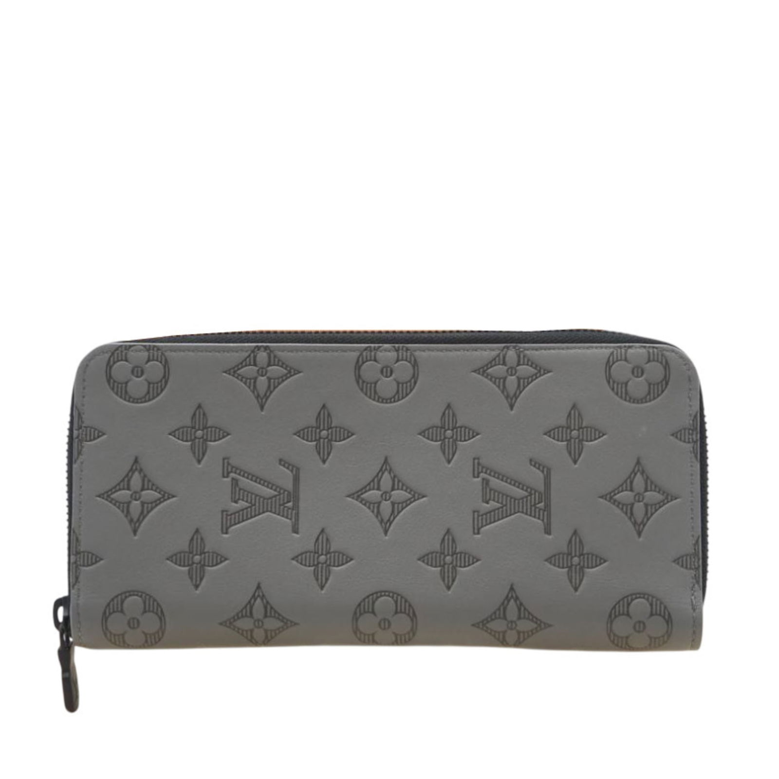 Louis Vuitton Bi-Fold Leather Wallet: Louis Vuitton Bi-Fold Leather Wallet A timeless classic from the iconic French fashion house, this Louis Vuitton bi-fold leather wallet boasts rich gray calf leather and sleek design, perfect for