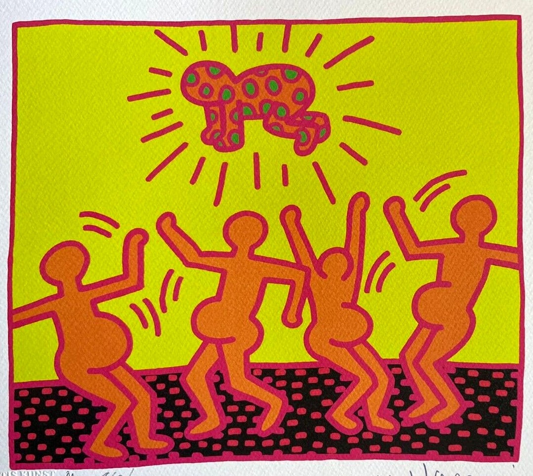 Keith Haring Lithograph #180 - 2