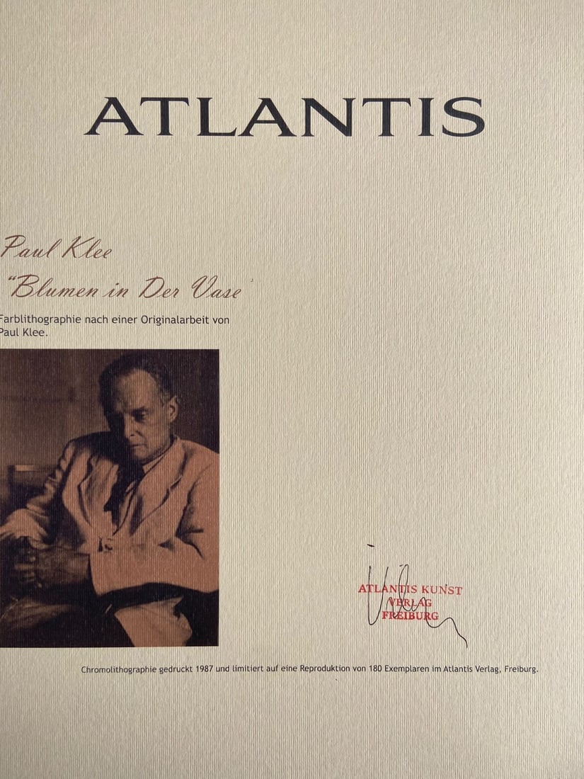 Stamp Paul Klee Lithograph Numbered - 6