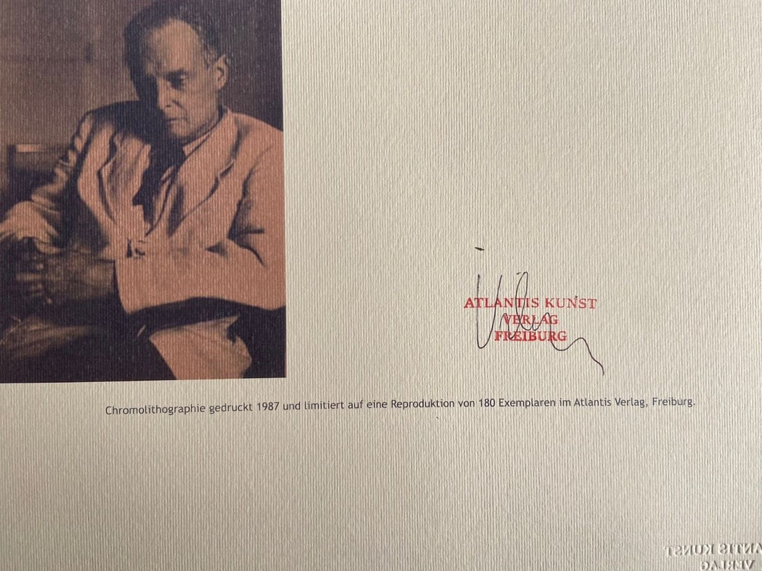 Stamp Paul Klee Lithograph Numbered - 8