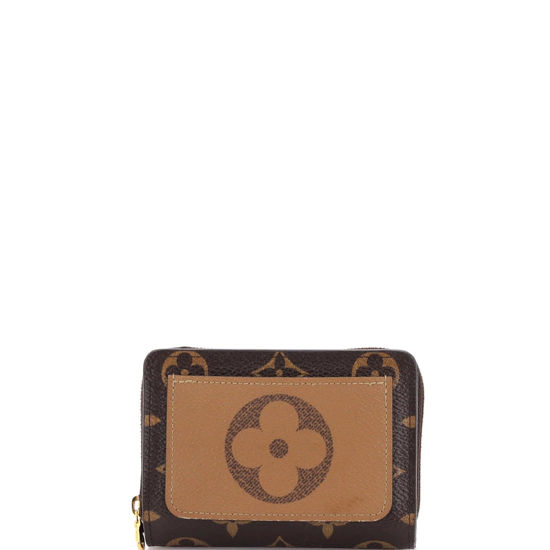 Canvas Louis Vuitton Lou Wallet Reverse Monogram: Canvas Louis Vuitton Lou Wallet Reverse Monogram A rare opportunity to own a piece of luxury, this Louis Vuitton Lou Wallet Reverse Monogram Canvas is a stylish and functional accessory that exudes