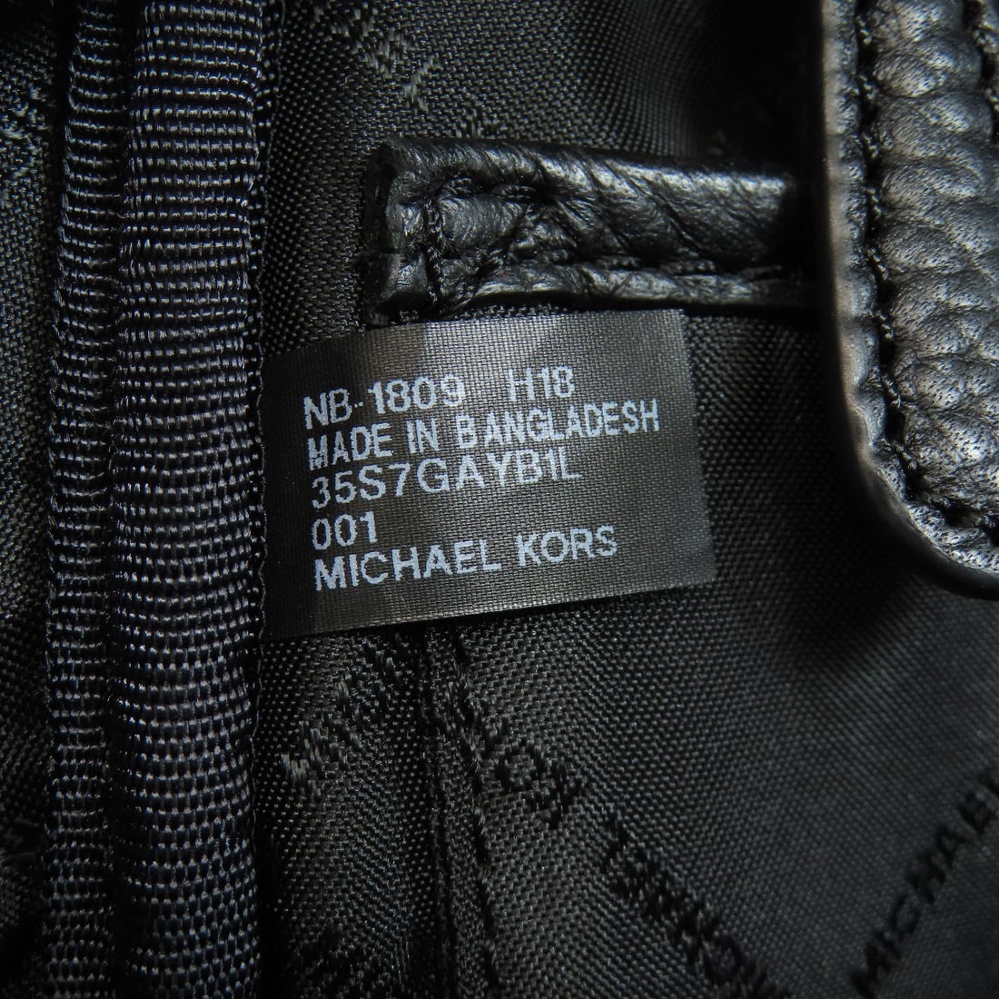 Michael Kors Logo Leather Daypack Backpack - 7