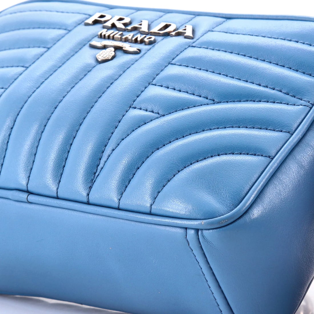 Prada Mini Quilted Leather Camera Bag - 6