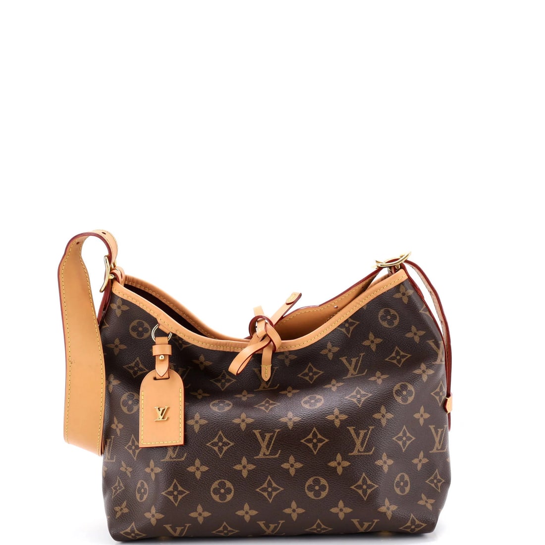 PM Louis Vuitton CarryAll Hobo Monogram Canvas: PM Louis Vuitton CarryAll Hobo Monogram Canvas Experience the timeless elegance of Louis Vuitton's iconic CarryAll Hobo Monogram Canvas, perfect for daily adventures and stylish outings. With its