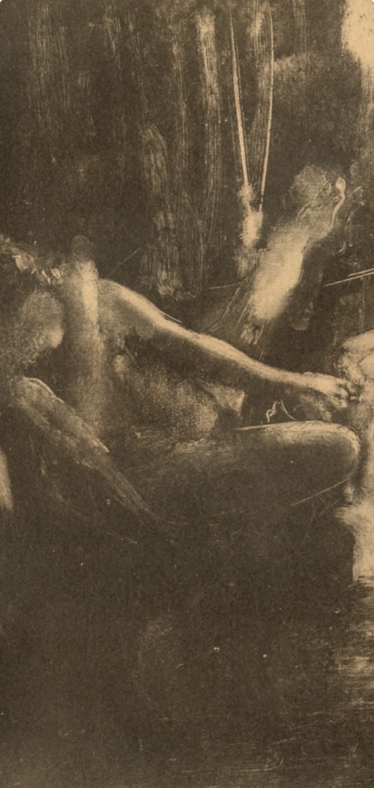 Edgar Degas Monotypes - Devant la Cheminee (E. Degas) - 4