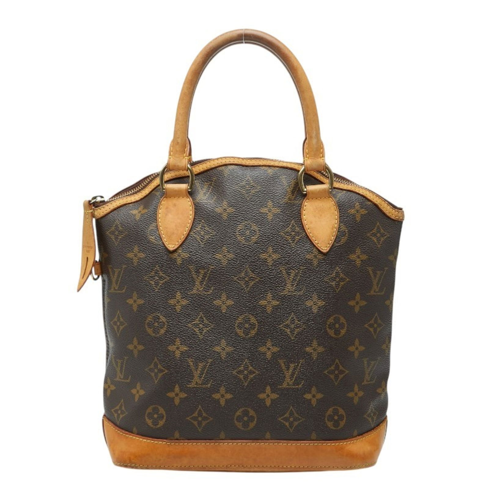 Louis Vuitton PVC and Leather Handbag: Louis Vuitton PVC and Leather Handbag A luxurious and versatile Louis Vuitton handbag, crafted from high-quality PVC and supple leather, boasts a timeless brown hue that exudes sophistication. With