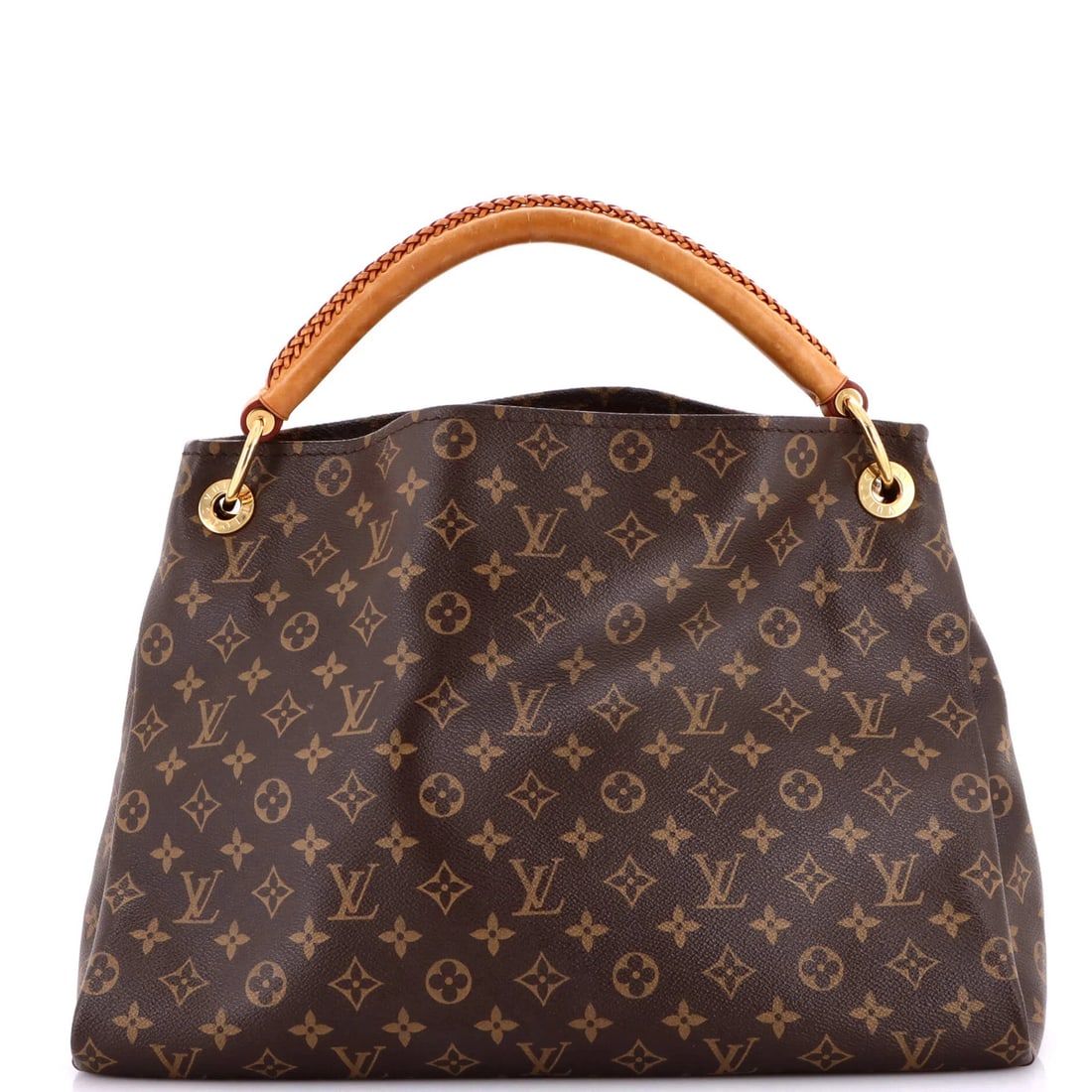 Louis Vuitton Monogram Canvas MM Artsy Handbag: Louis Vuitton Monogram Canvas MM Artsy Handbag Experience the iconic style of Louis Vuitton with this exquisite Monogram Canvas MM Artsy Handbag, boasting the signature brown monogram pattern on its c
