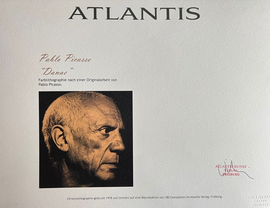 Numbered Pablo Picasso Lithograph - 9