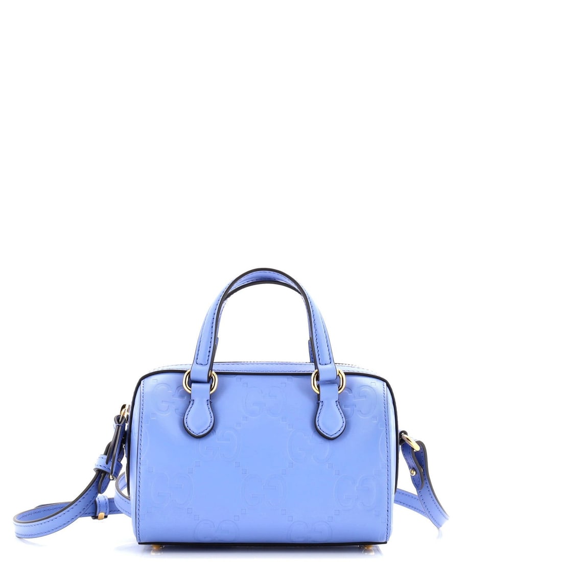 Gucci Convertible Top Handle Bag in Mini GG Embossed Leather (1 of 6)