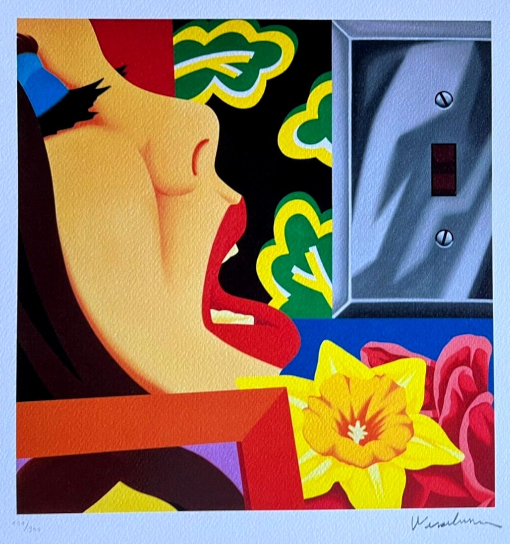Numbered Tom Wesselmann Lithograph Op - 2