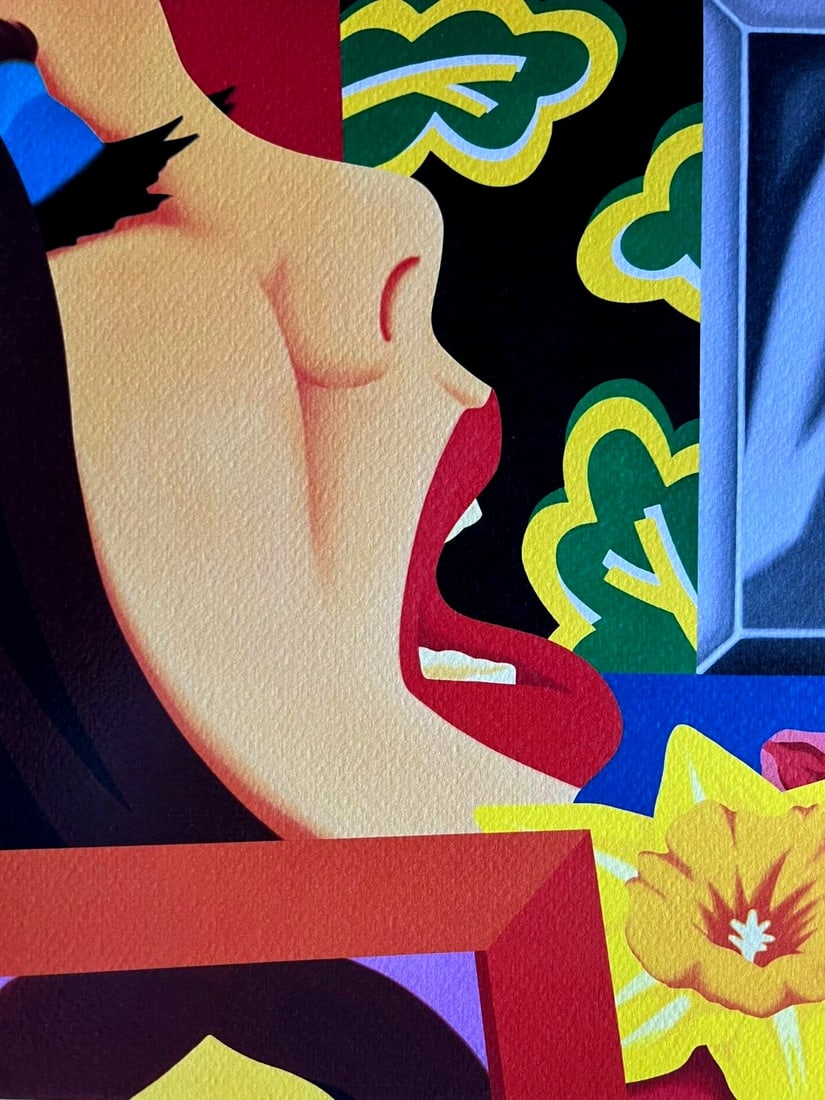 Numbered Tom Wesselmann Lithograph Op - 4