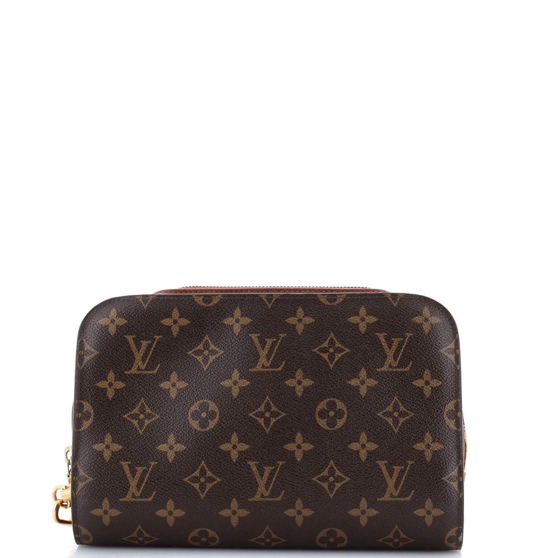 Canvas Louis Vuitton Pochette Orsay Monogram: Canvas Louis Vuitton Pochette Orsay Monogram Own the timeless elegance of Louis Vuitton's iconic Pochette Orsay Monogram in brown canvas, complete with gold hardware and supple leather interior. This