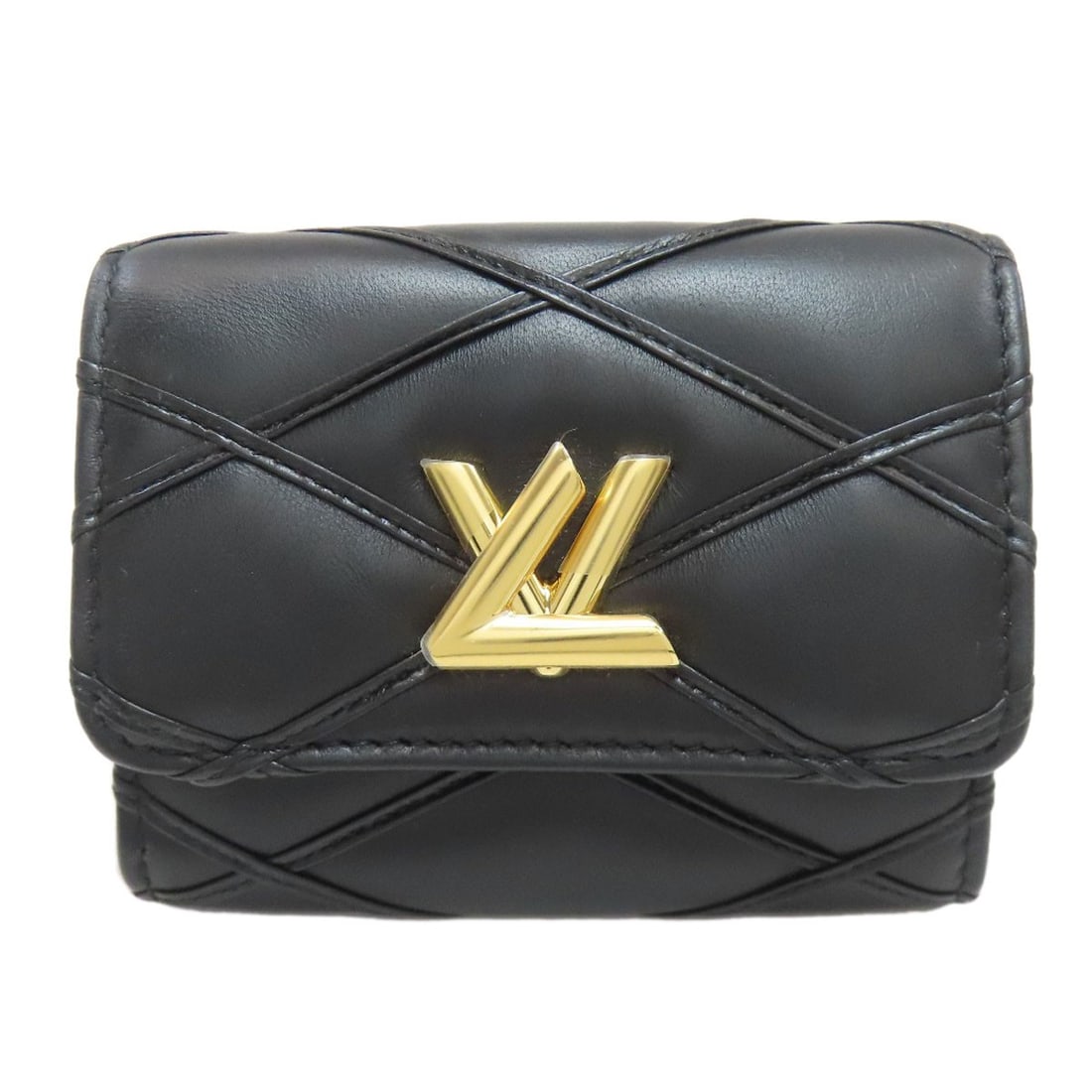 Calf LOUIS VUITTON M83078 Rosari GO-14 Bifold Wallet with Coin Pocket: Calf LOUIS VUITTON M83078 Rosari GO-14 Bifold Wallet with Coin Pocket A sleek and sophisticated accessory for the modern gentleman, this Louis Vuitton M83078 Rosari GO-14 bifold wallet boasts a