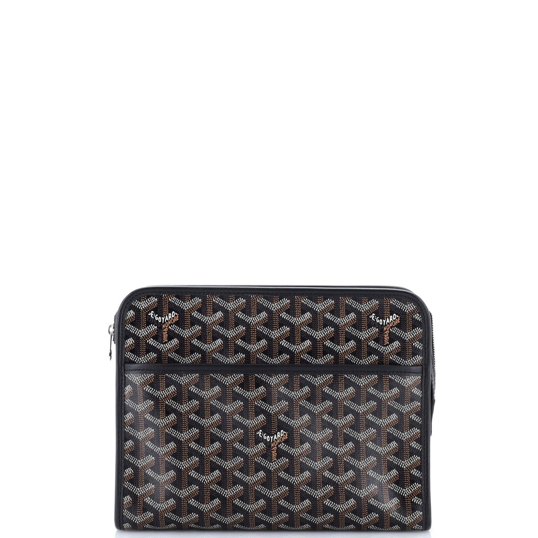 Goyard Jouvence Toiletry Pouch - Coated Canvas MM: Goyard Jouvence Toiletry Pouch - Coated Canvas MM The Goyard Jouvence Toiletry Pouch is a timeless and stylish accessory that combines classic design with modern functionality. Made from durable