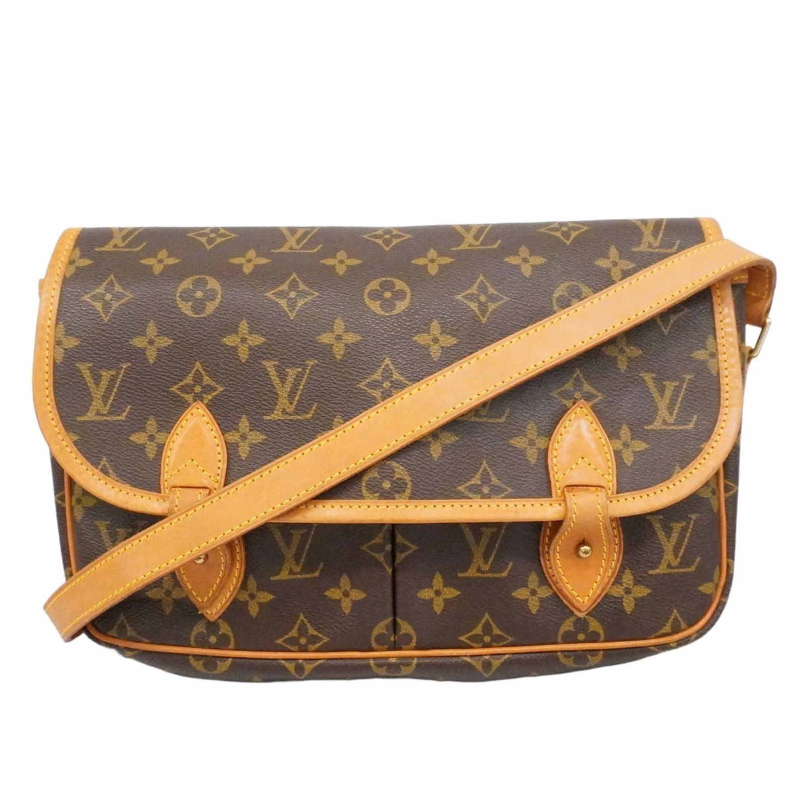 Bag Louis Vuitton Shoulder: Bag Louis Vuitton Shoulder A timeless piece from the iconic Louis Vuitton brand, this brown shoulder bag boasts classic design and exceptional craftsmanship. With its spacious interior and durable con