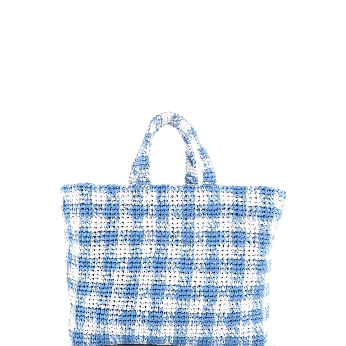 Large Prada Logo Tote Raffia - 4