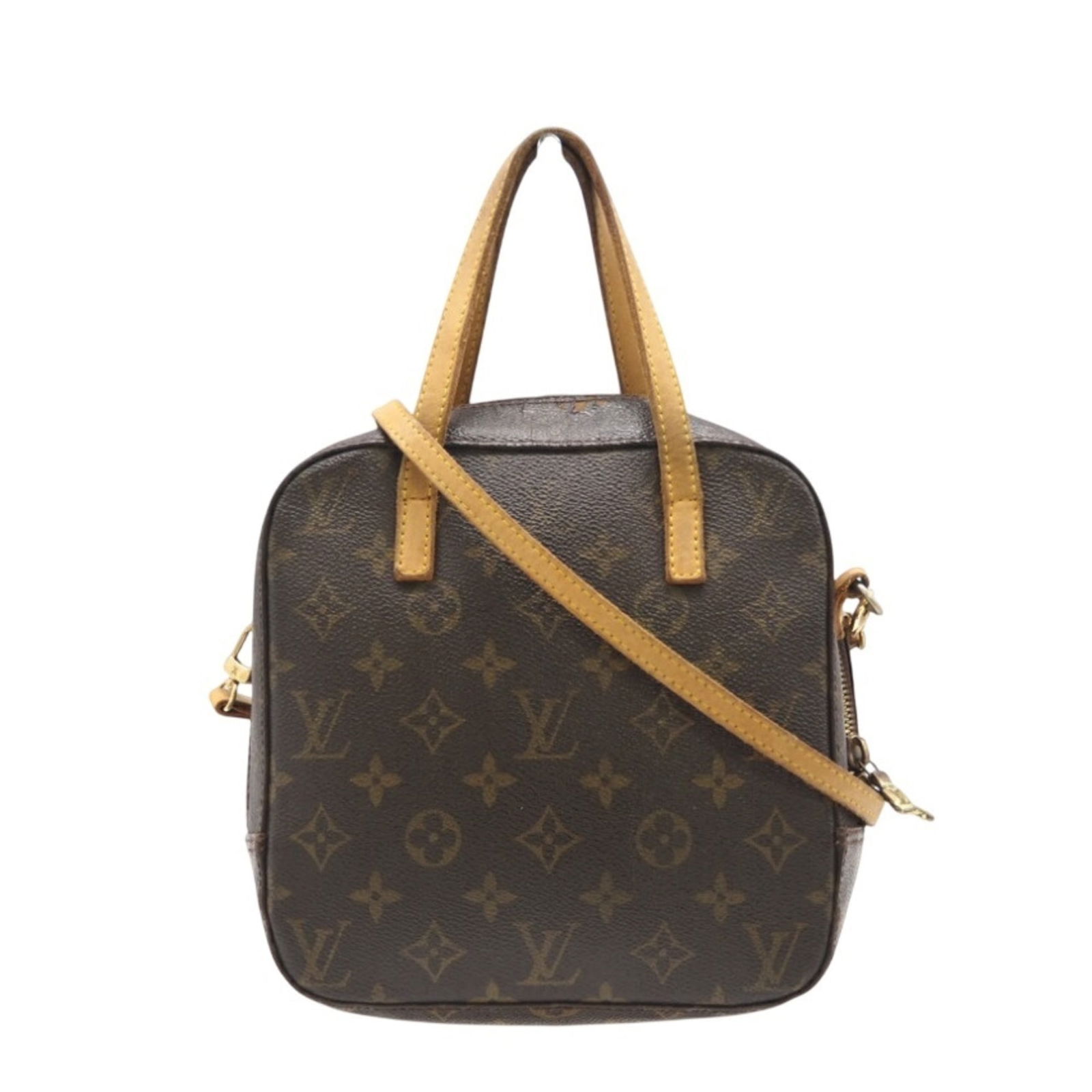 Louis Vuitton Monogram Shoulder Bag: Louis Vuitton Monogram Shoulder Bag A timeless classic, this Louis Vuitton Monogram Shoulder Bag boasts the iconic brand's signature monogram pattern in rich brown hues. With its sturdy 20cm size and