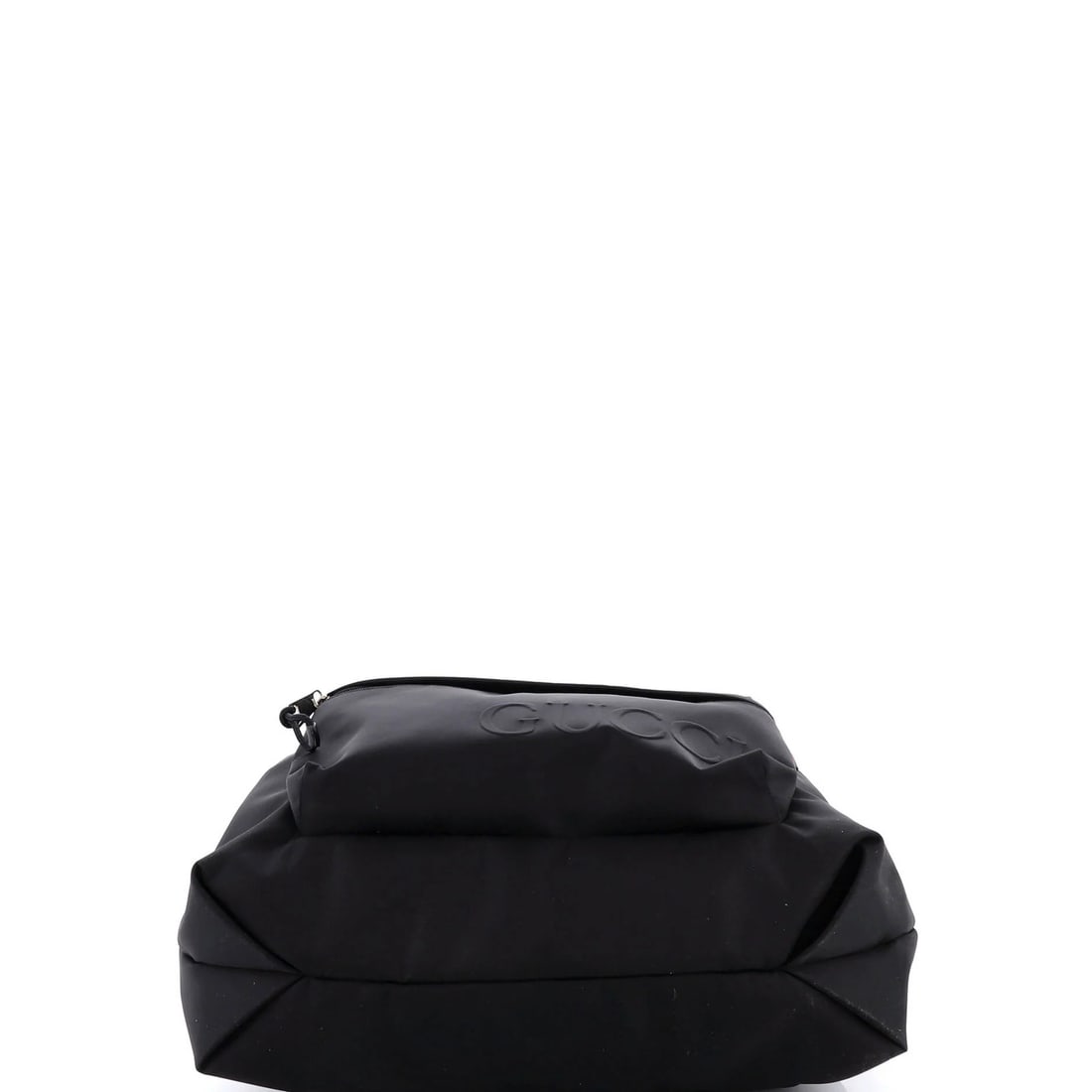 Gucci Logo Web Pocket Tote in Large Embossed Nylon - 4