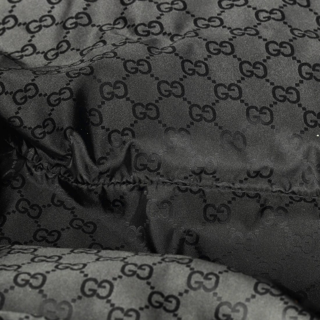 Gucci Logo Web Pocket Tote in Large Embossed Nylon - 5