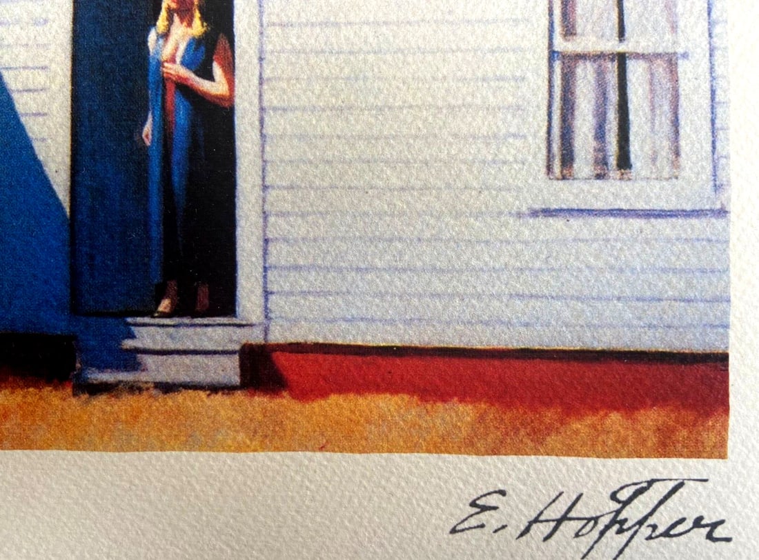 Limited Edward Hopper Lithograph Numbered - 7