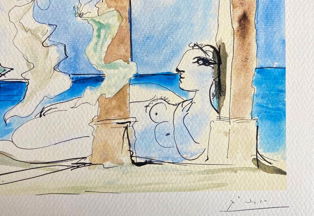 Numbered Pablo Picasso Lithograph - 9