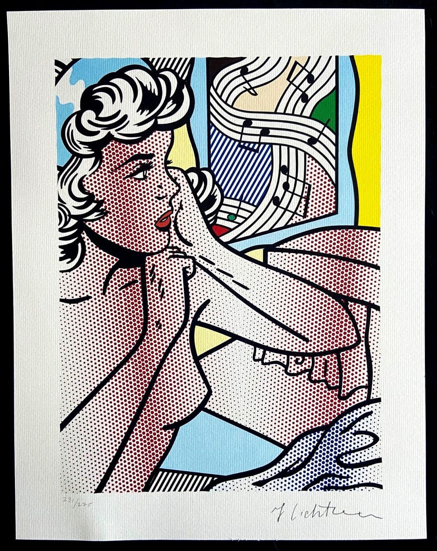 Limited Roy Lichtenstein Lithograph Numbered - 2