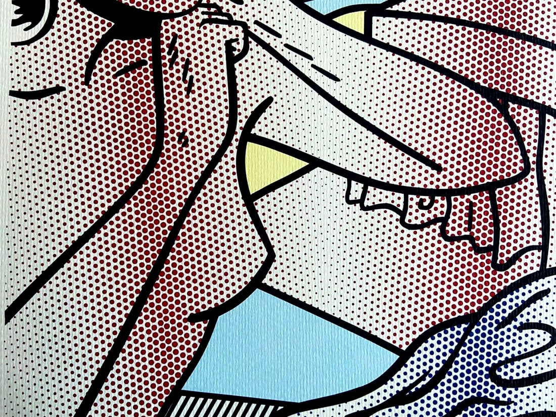 Limited Roy Lichtenstein Lithograph Numbered - 6