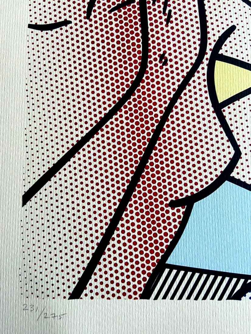 Limited Roy Lichtenstein Lithograph Numbered - 8
