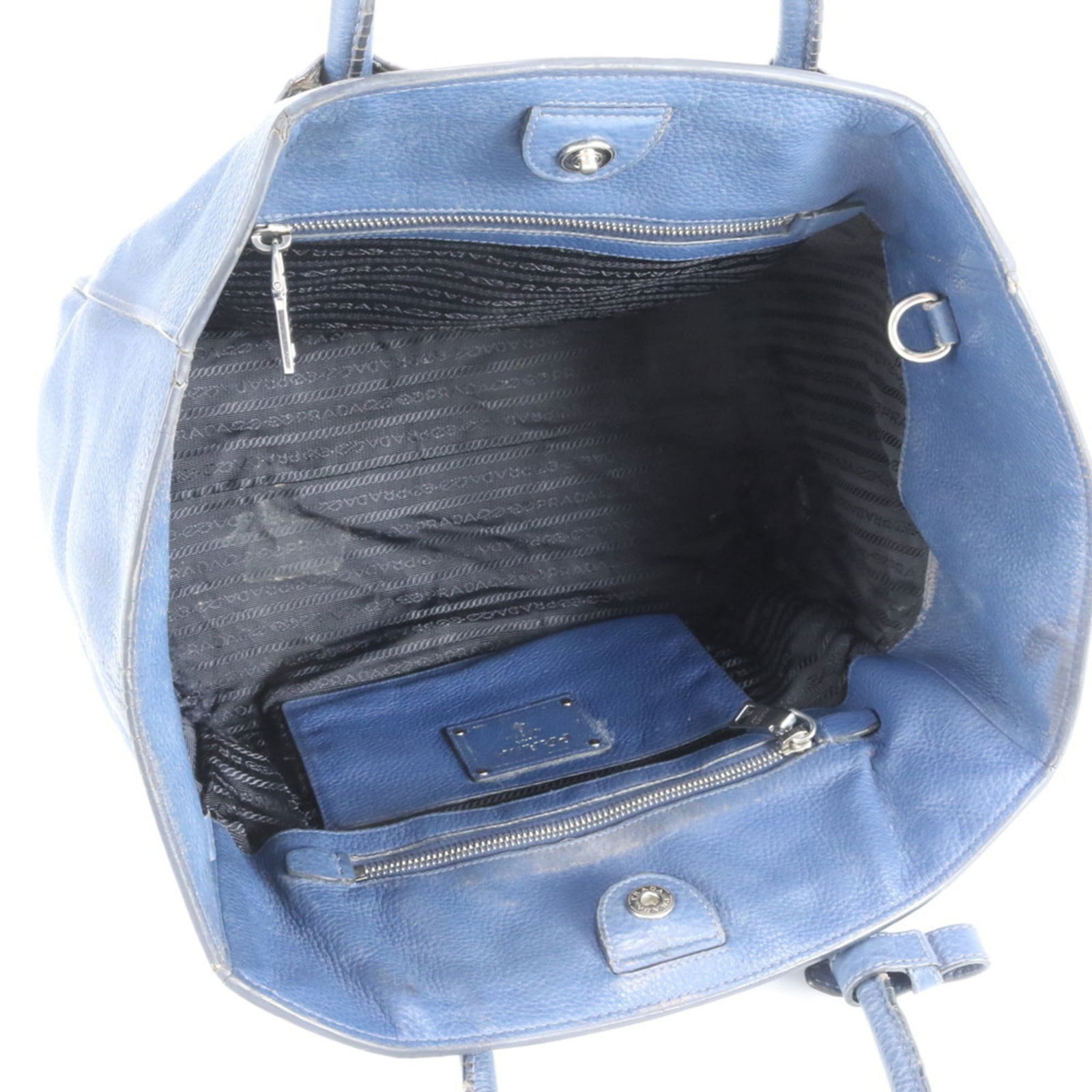 Prada Leather Tote Bag - 9