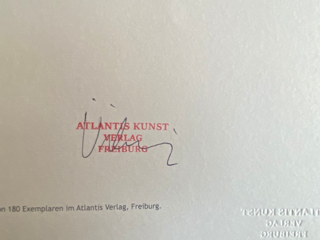 Stamp Claude Monet Lithograph Numbered - 11