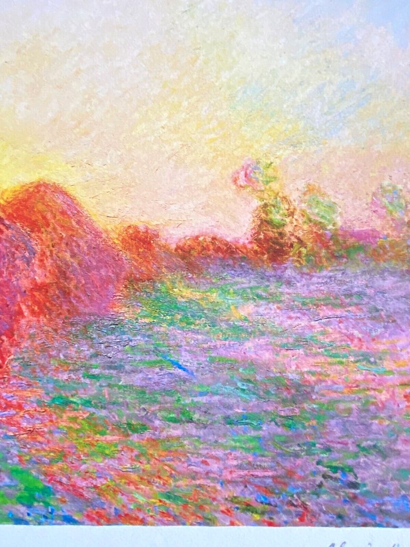 Stamp Claude Monet Lithograph Numbered - 4