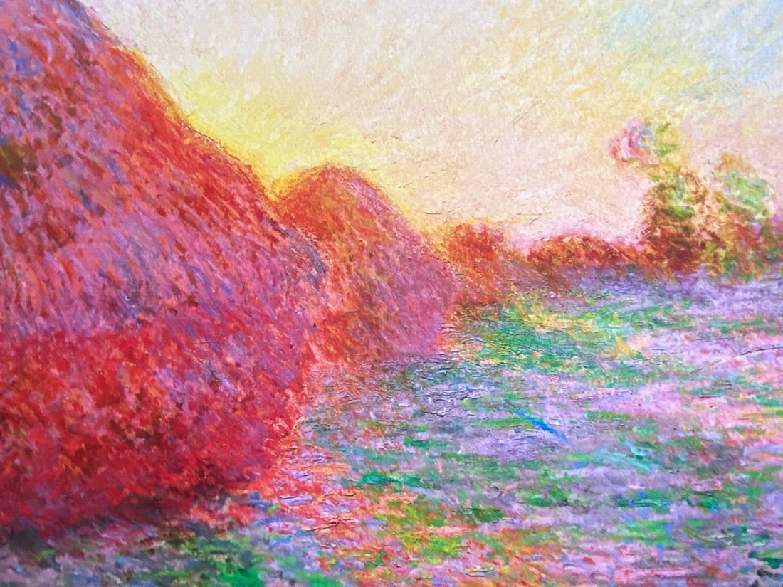 Stamp Claude Monet Lithograph Numbered - 5