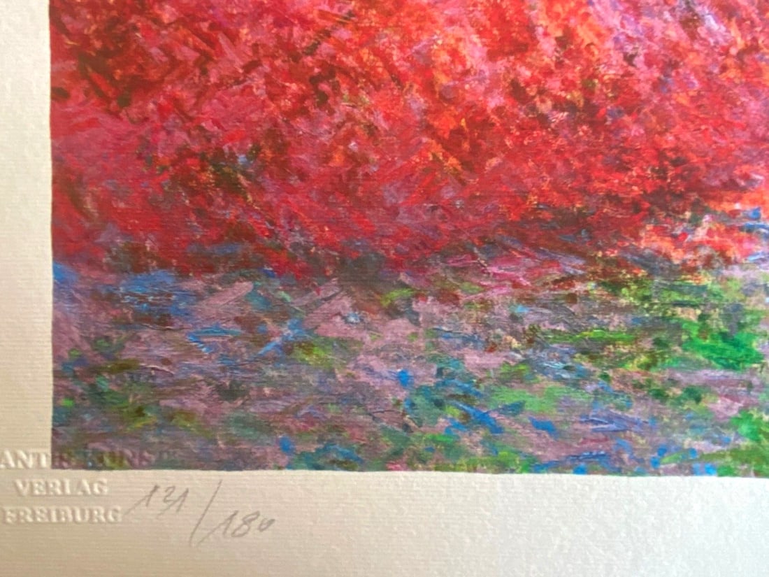 Stamp Claude Monet Lithograph Numbered - 6
