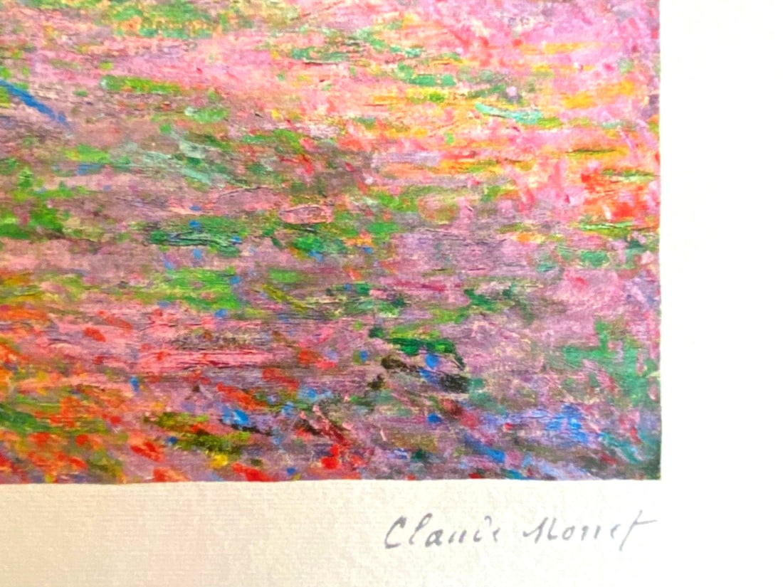Stamp Claude Monet Lithograph Numbered - 7