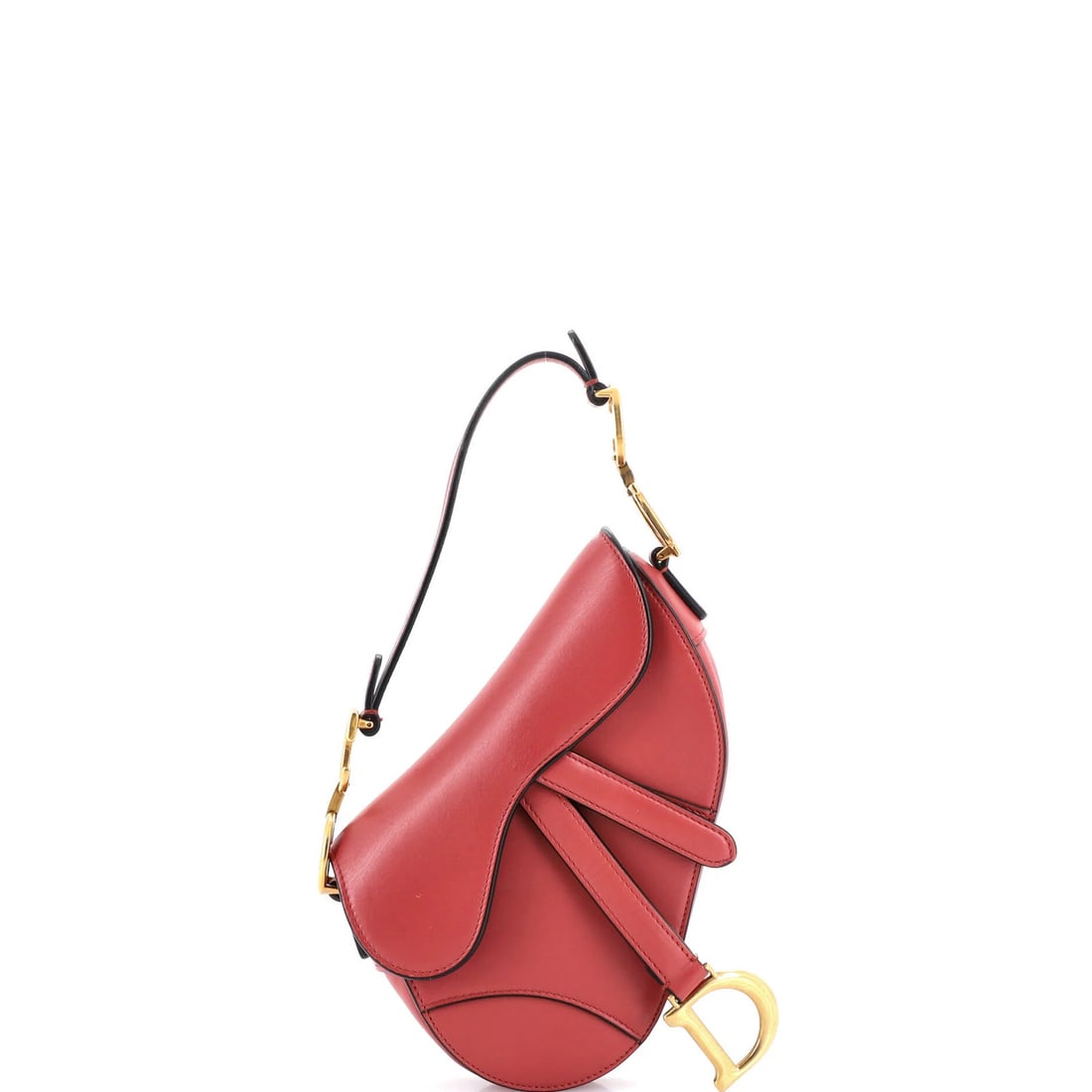 Christian Dior Mini Saddle Leather Handbag: Christian Dior Mini Saddle Leather Handbag Elevate your everyday style with the iconic Christian Dior Mini Saddle Leather Handbag, boasting sleek pink leather exterior and interior, adorned with aged