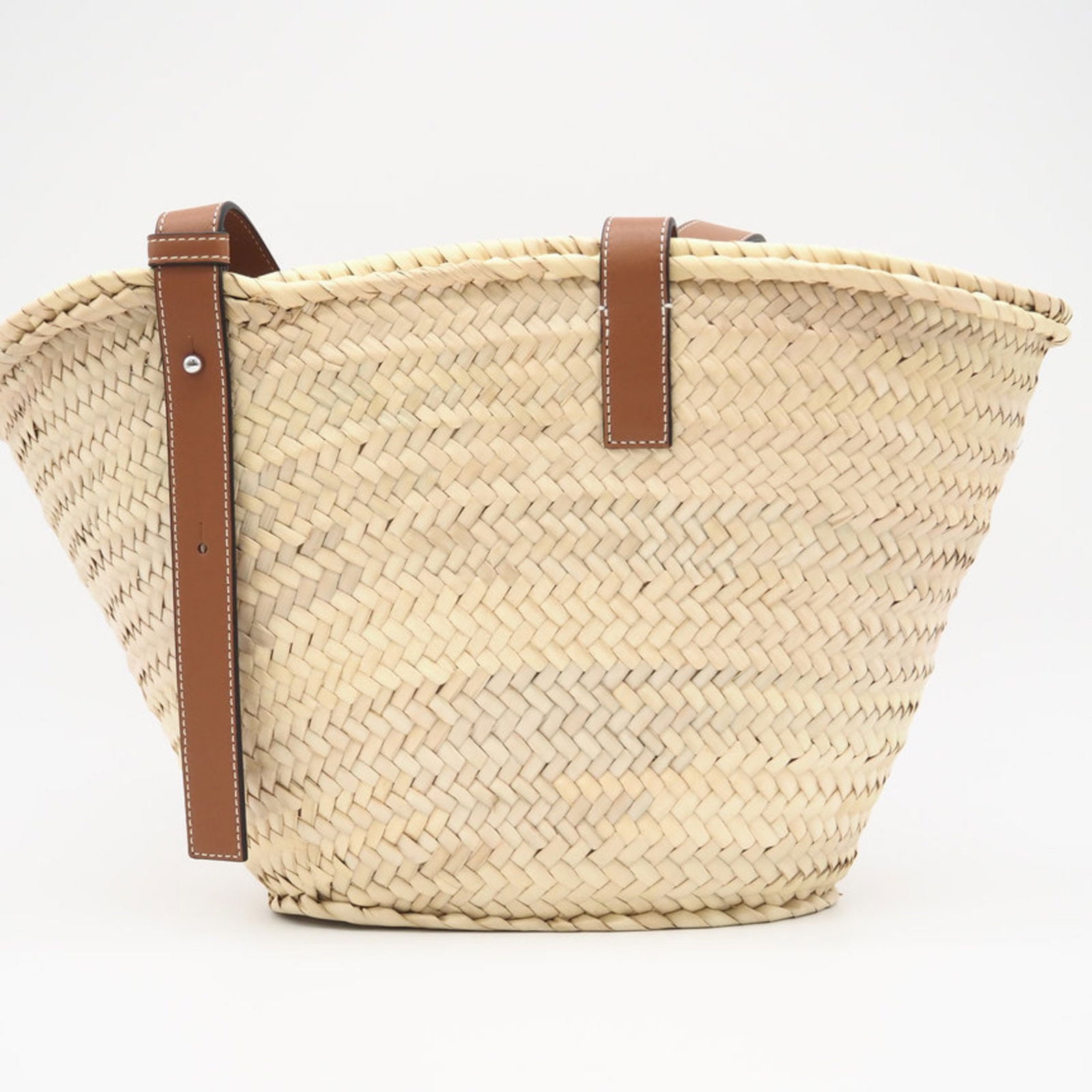 Loewe Raffia Leather Handbag - 3