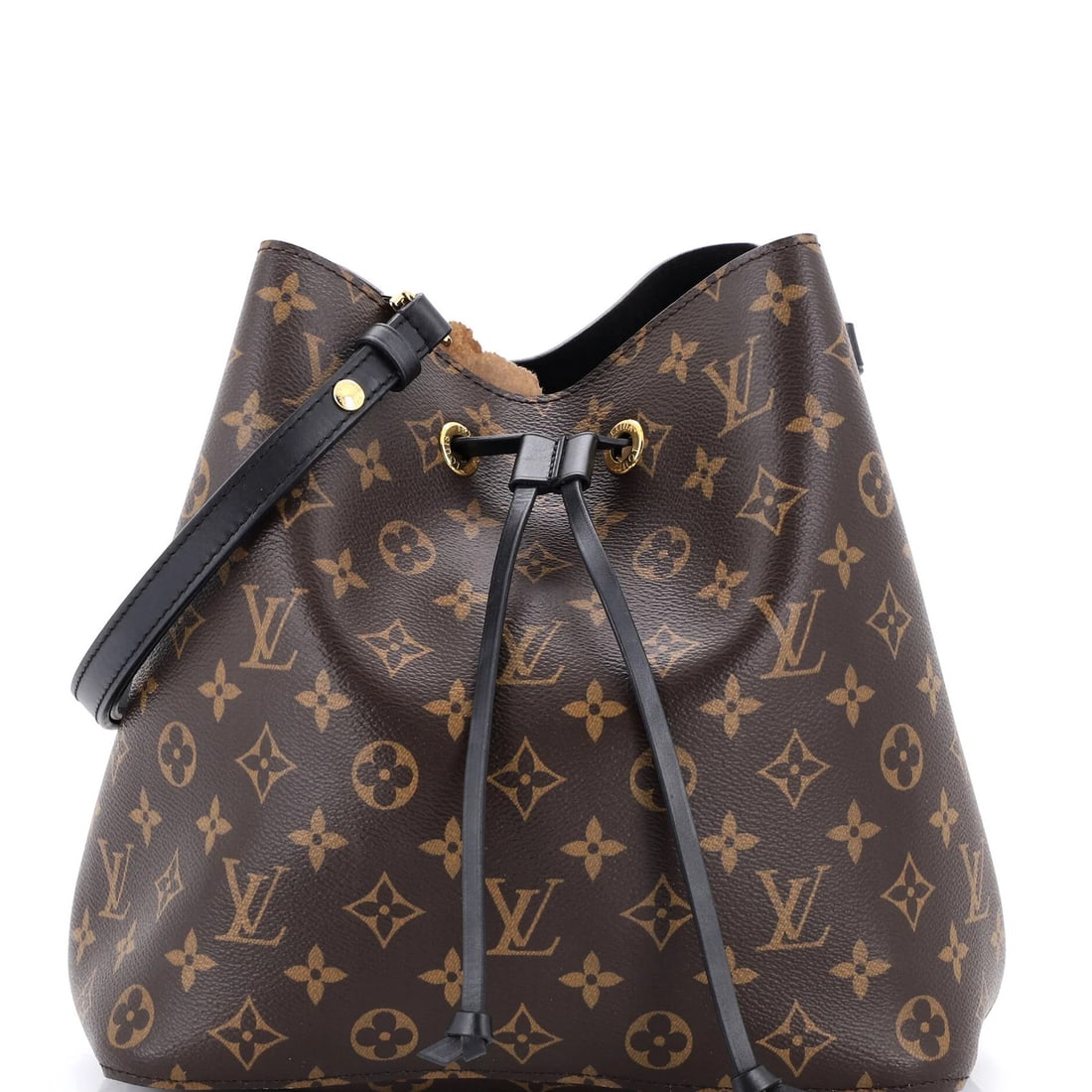 Louis Vuitton NeoNoe Handbag - Monogram Canvas and Leather MM: Louis Vuitton NeoNoe Handbag - Monogram Canvas and Leather MM The Louis Vuitton NeoNoe Handbag is a timeless classic, boasting the iconic monogram canvas exterior and sleek leather accents in black.