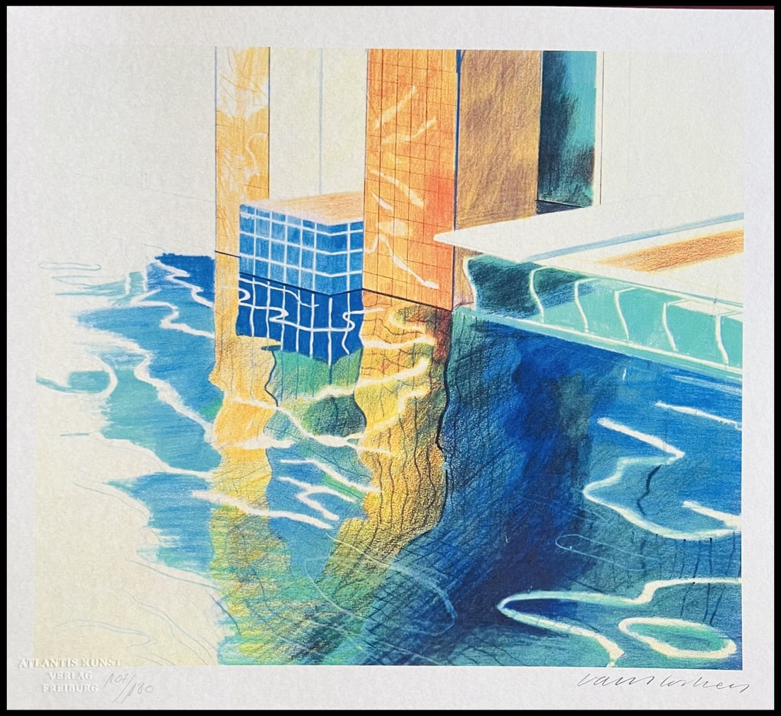 Numbered David Hockney Lithograph: Numbered David Hockney Lithograph This listing features Numbered David Hockney Lithograph. Item specifics are provided below. Item Specifics: Country Of Origin: United Kingdom Product Disclaimer: Plea