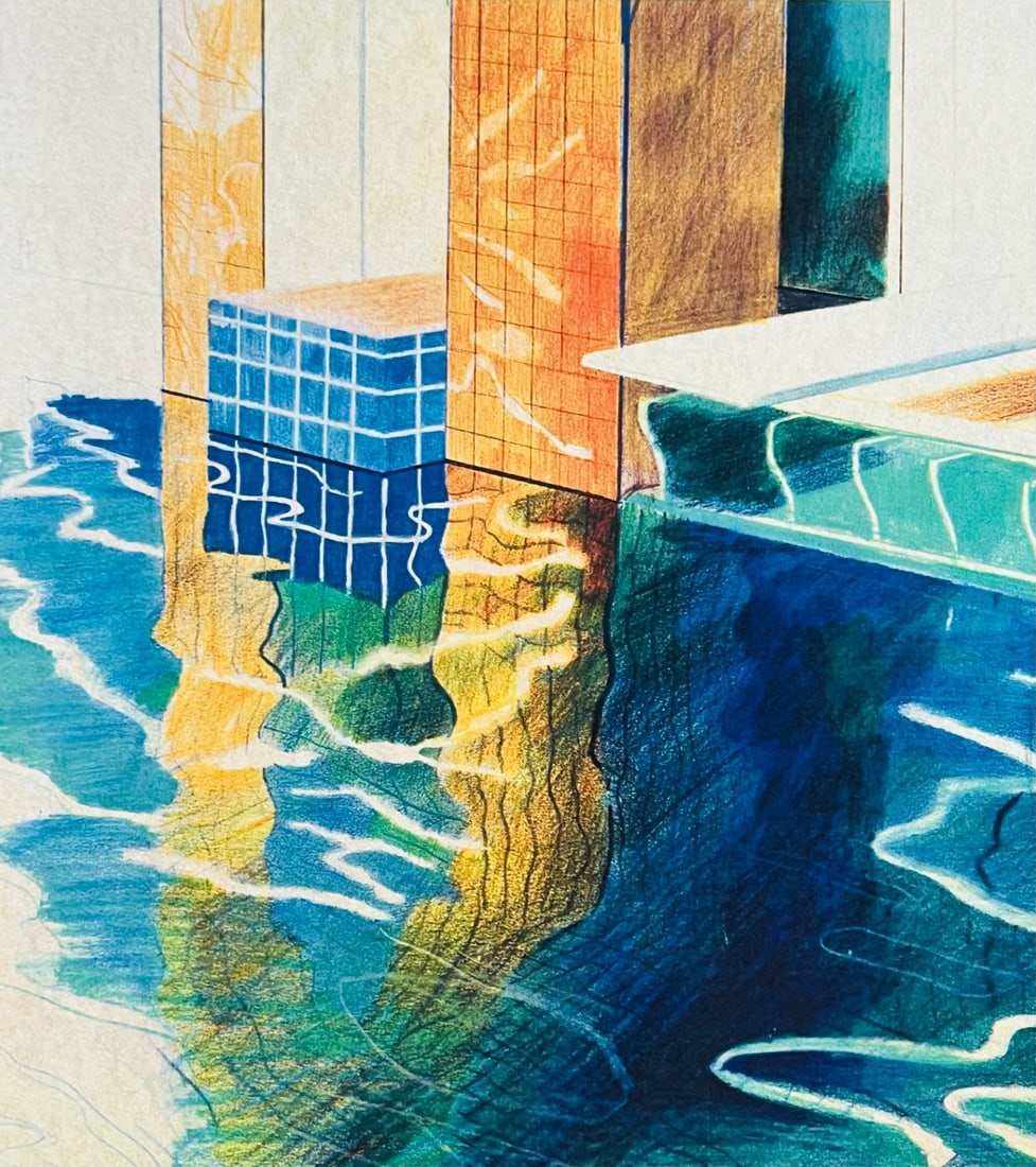 Numbered David Hockney Lithograph - 3