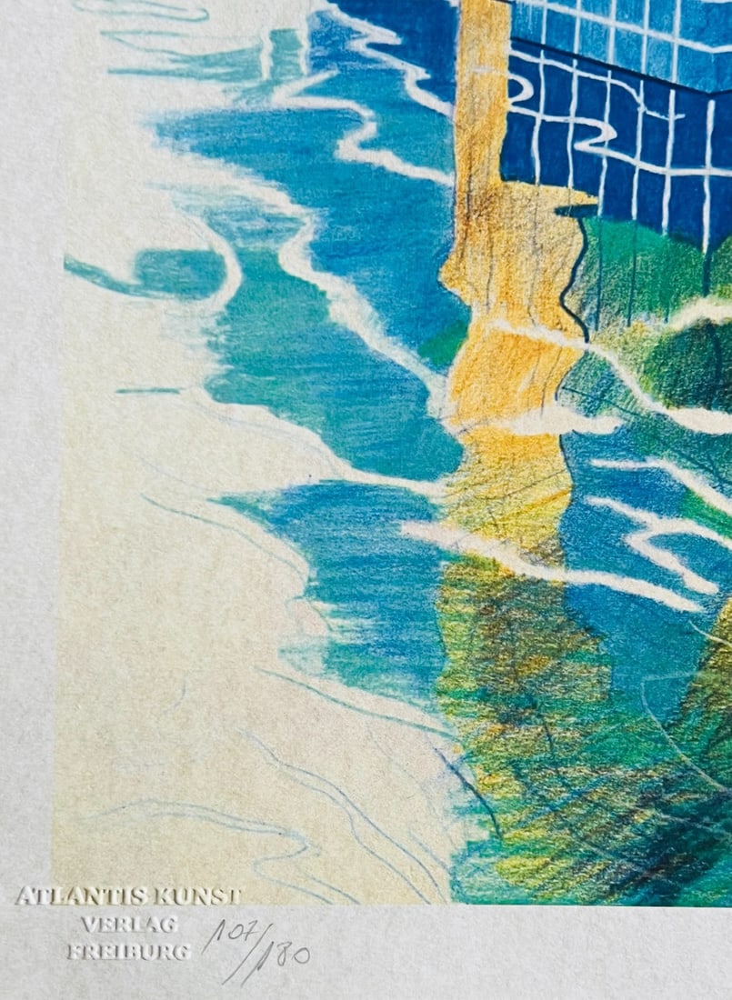 Numbered David Hockney Lithograph - 5