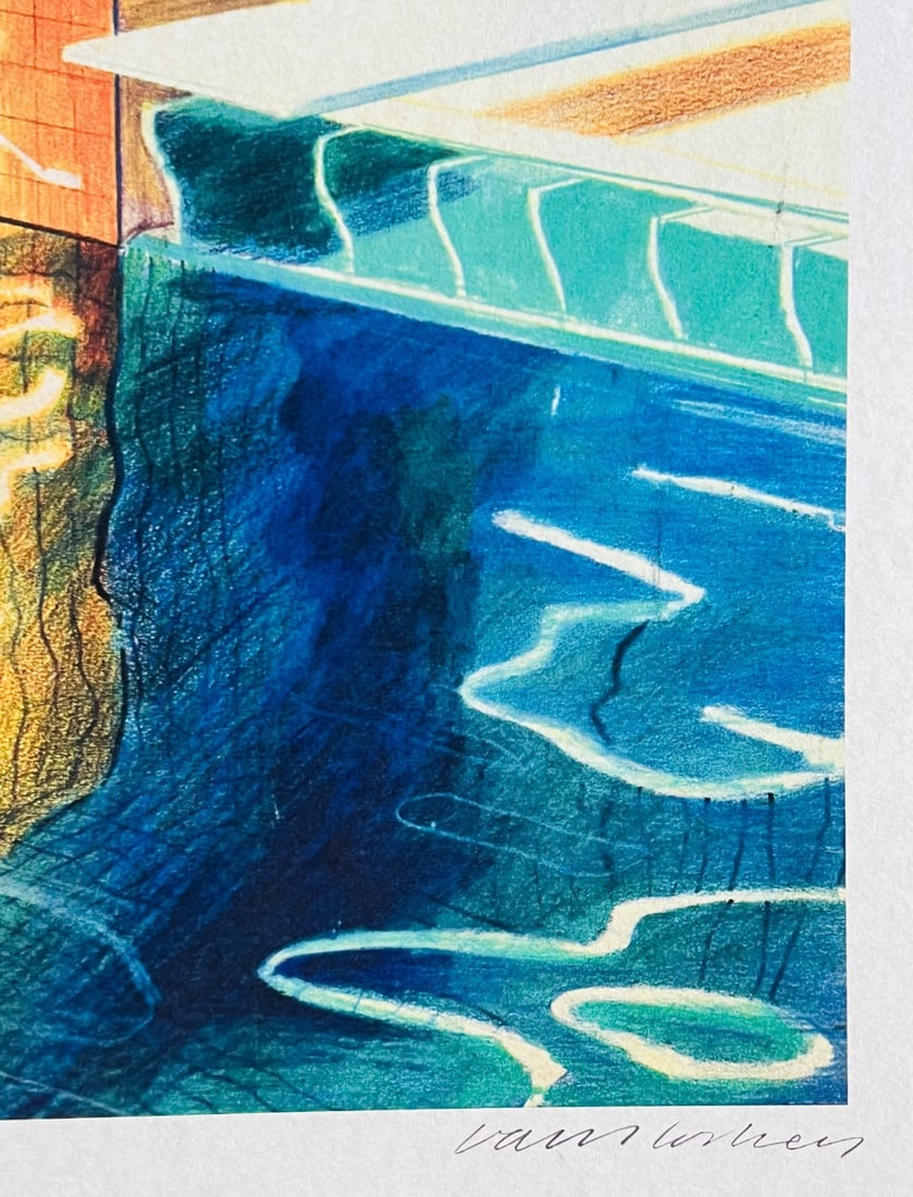 Numbered David Hockney Lithograph - 6