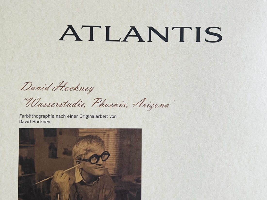 Numbered David Hockney Lithograph - 8