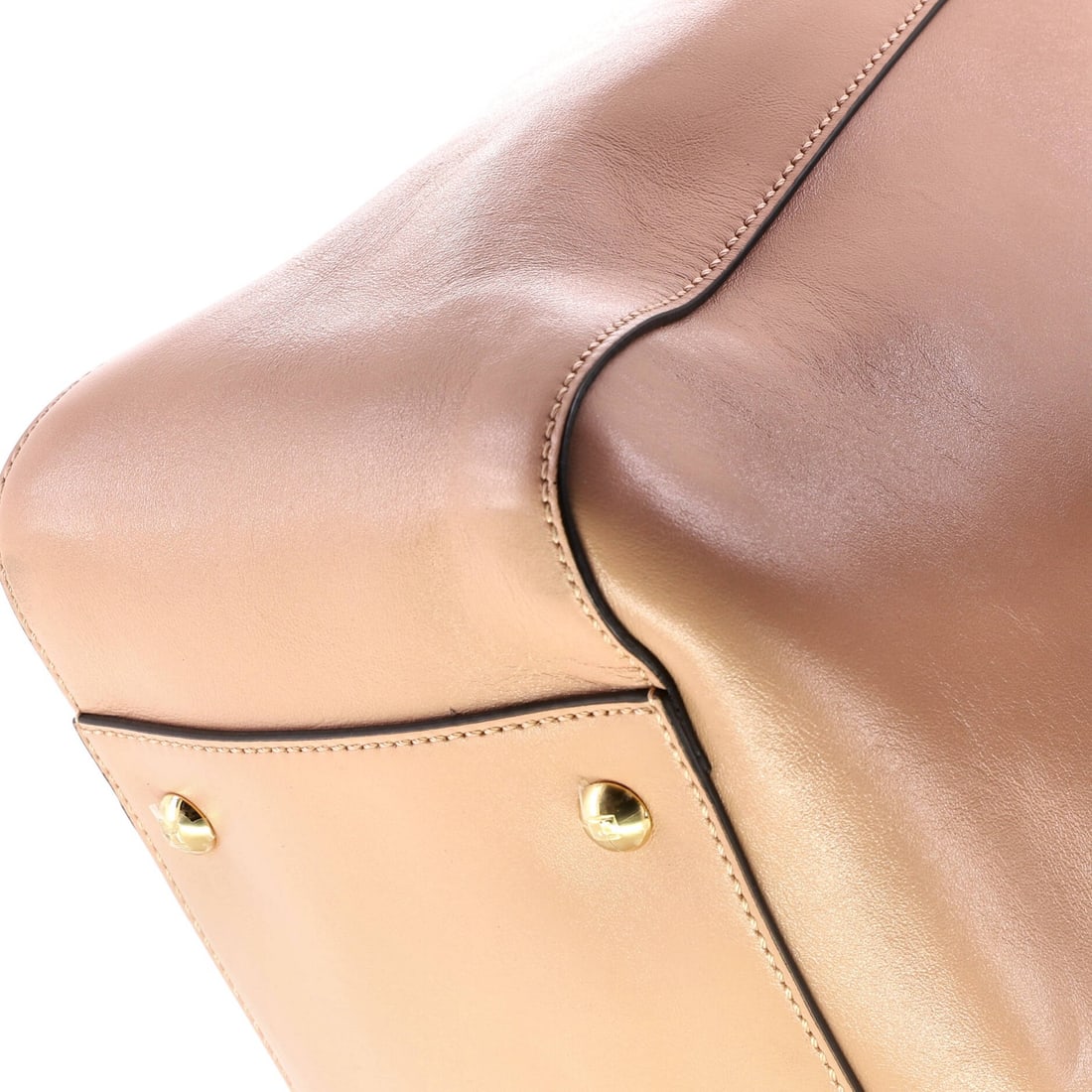 Fendi FF Medium Leather Tote - 6