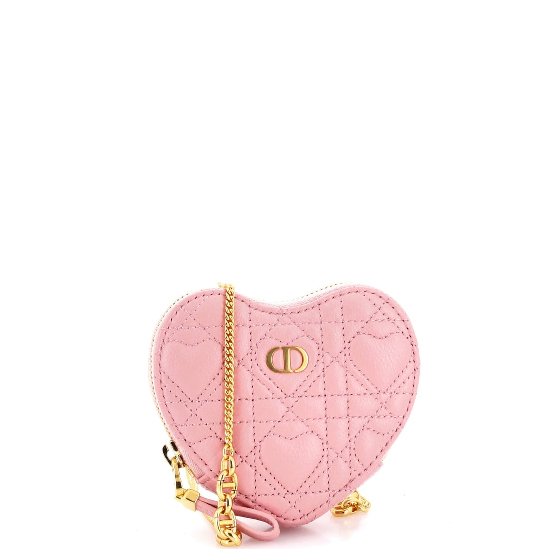 Calfskin Christian Dior DiorAmour Caro Heart Pouch with Chain Cannage Quilt: Calfskin Christian Dior DiorAmour Caro Heart Pouch with Chain Cannage Quilt The DiorAmour Caro Heart Pouch with Chain Cannage Quilt is a stunning, one-of-a-kind cross body bag that exudes elegance