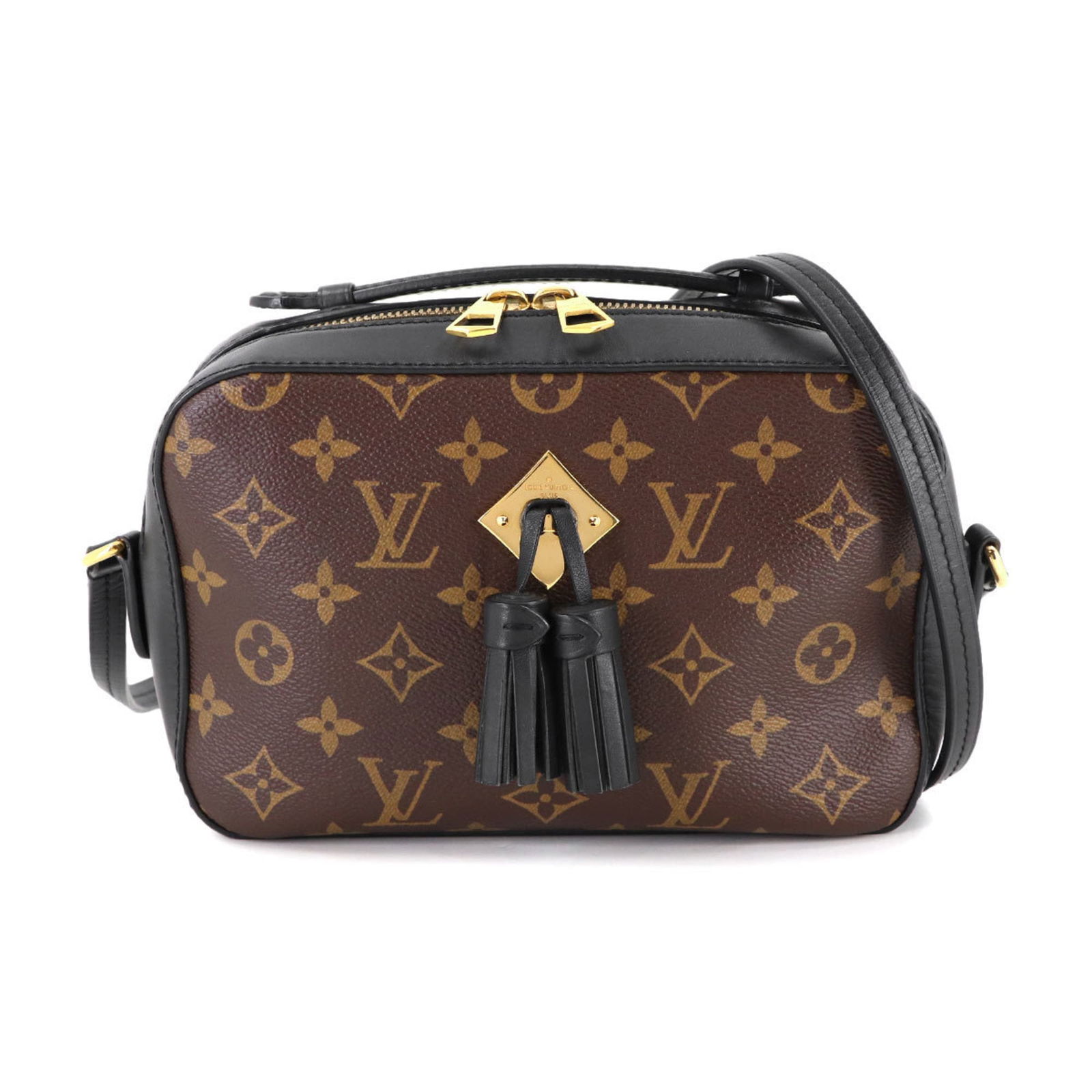 Louis Vuitton Monogram Leather Shoulder Bag: Louis Vuitton Monogram Leather Shoulder Bag Experience the timeless elegance of Louis Vuitton with this exquisite Monogram Leather Shoulder Bag, boasting iconic monogram pattern and sleek leather