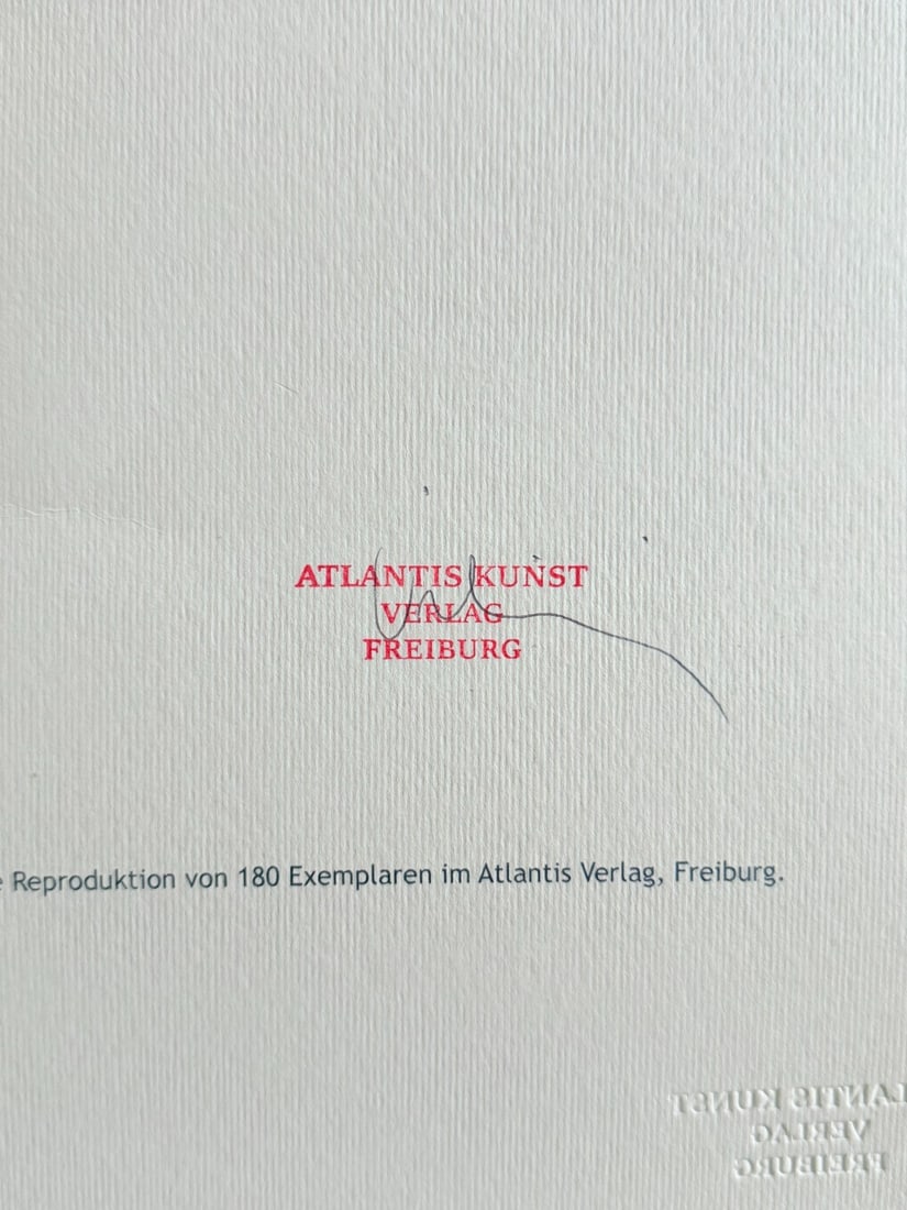 Numbered Vincent Van Gogh Lithograph - 11