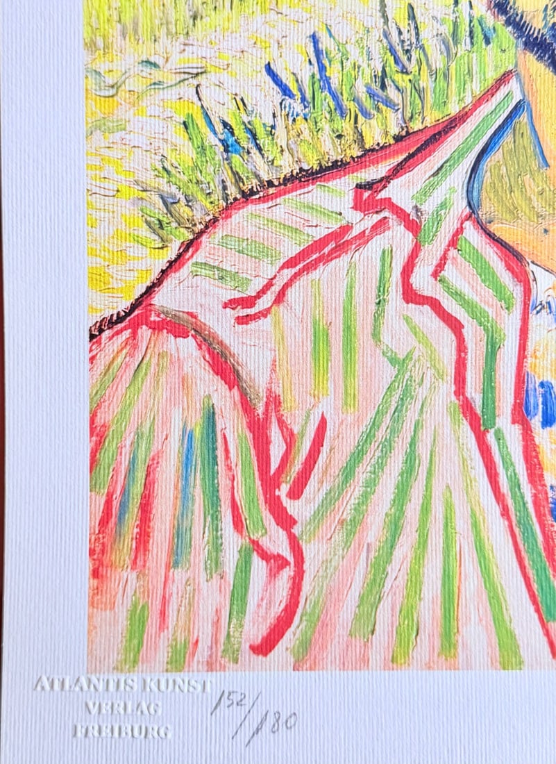 Numbered Vincent Van Gogh Lithograph - 6