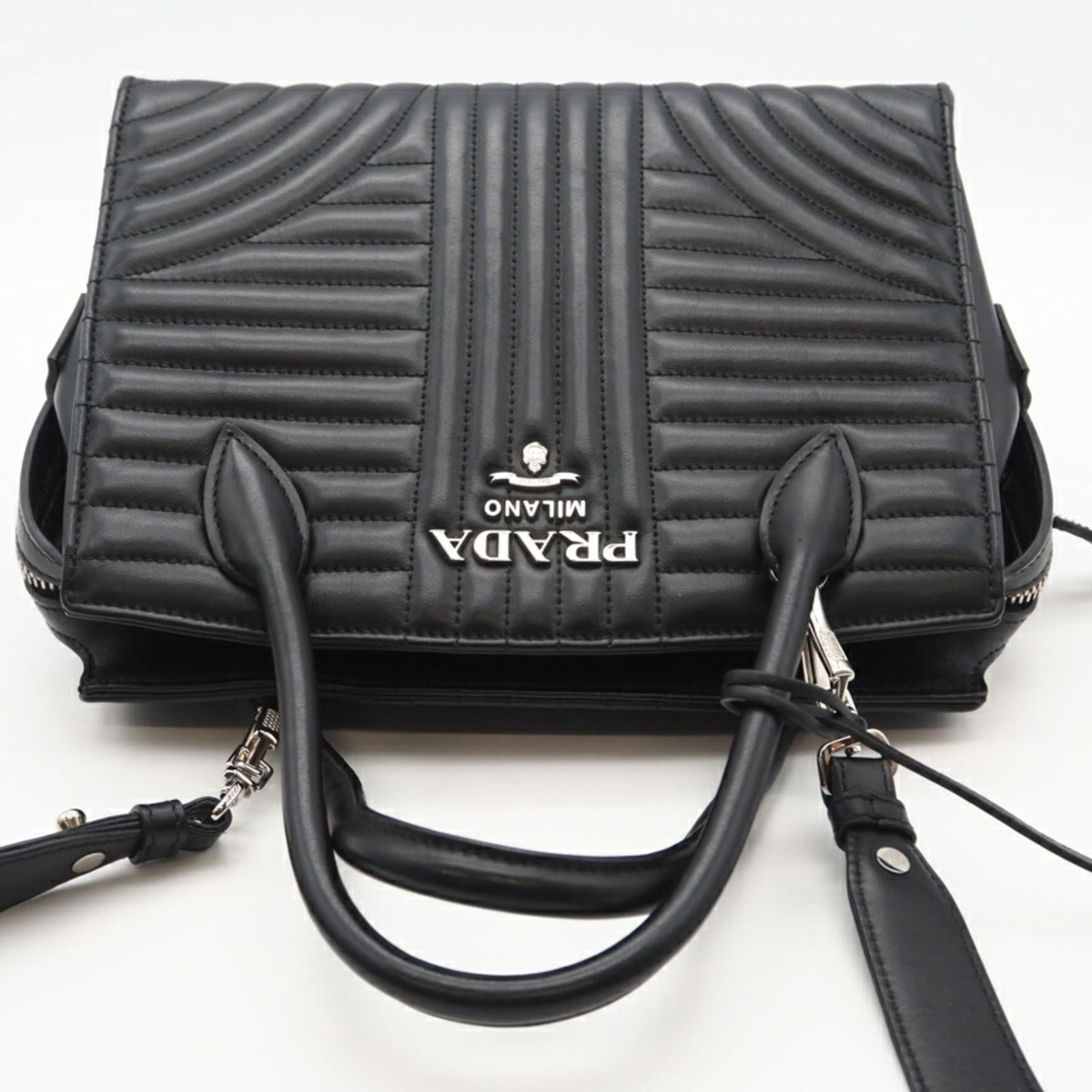 Prada Leather Handbag - 8