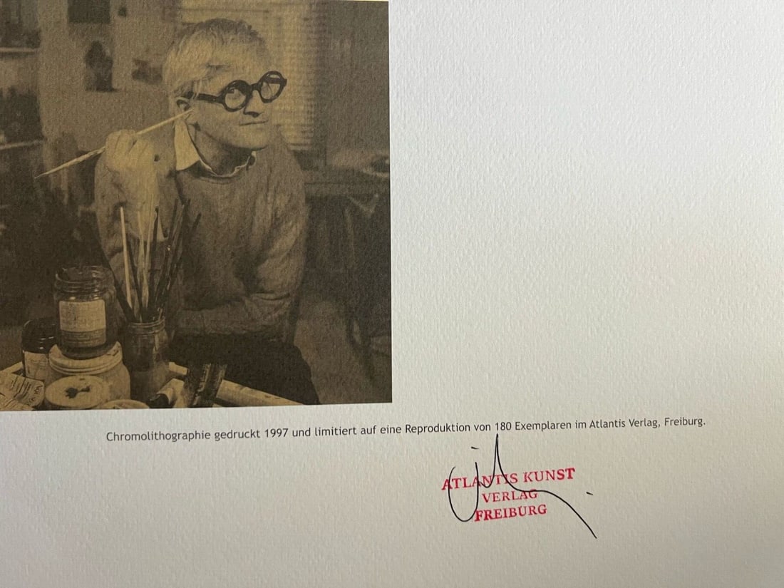 Lithograph David Hockney - 11